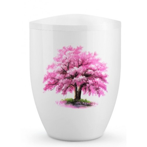 Biodegradable Cremation Ashes Urn – Tree of Life Edition – Rosa Magnolia